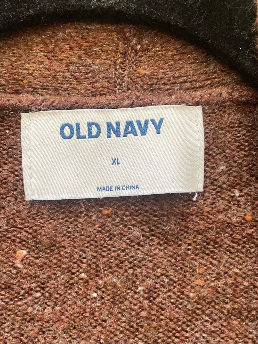 Old Navy Chestnut Open-Front Pocket Cardigan - Picture 3 of 5
